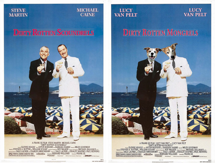 I Photoshop My Dog Into Movie Posters