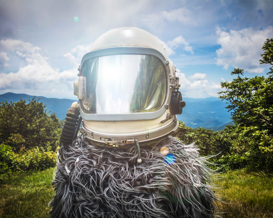 I Created Space-Age Bigfoot Costume For Summer Road Trip Project I Created Space-Age Bigfoot Costume For Summer Road Trip Project