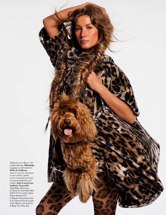 Gisele Bündchen And A Baby Kangaroo Cover ‘Vogue’ Paris’s Faux Fur-Heavy Animals Issue Gisele Bündchen And A Baby Kangaroo Cover ‘Vogue’ Paris’s Faux Fur-Heavy Animals Issue