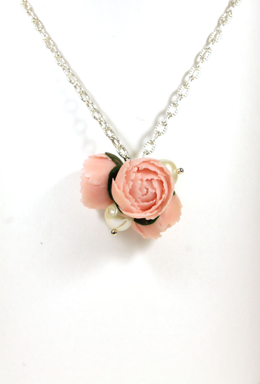 I Create Beautiful Bright Jewelry With Polymer Clay Flowers I Create Beautiful Bright Jewelry With Polymer Clay Flowers
