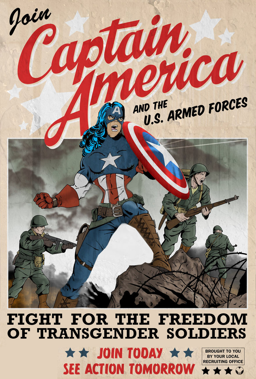 We Changed The Genders Of American War Propaganda Posters To Support The Transgender Community We Changed The Genders Of American War Propaganda Posters To Support The Transgender Community