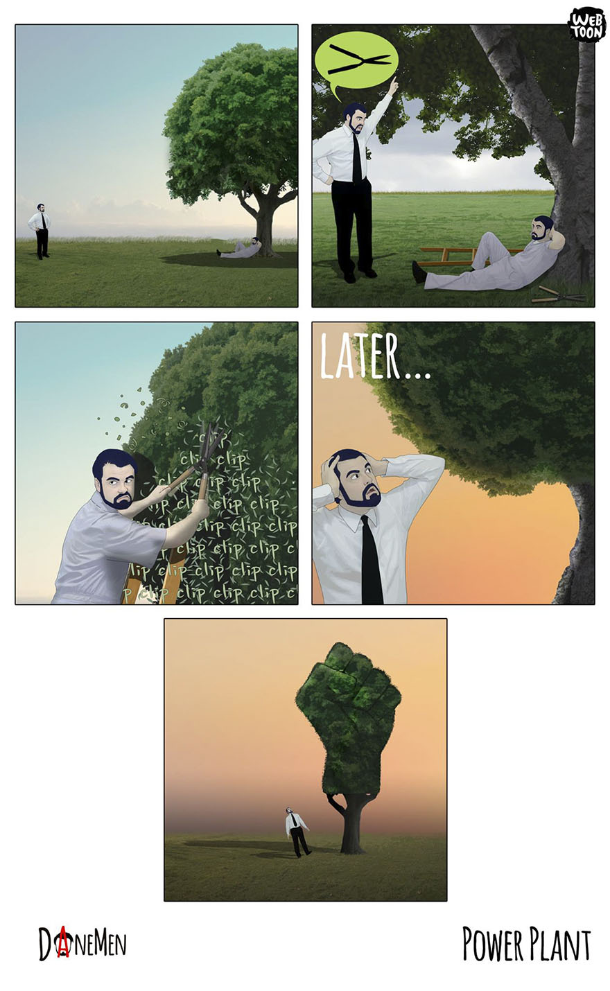 116 Dark And Unexpectedly Hilarious Comics By David Daneman