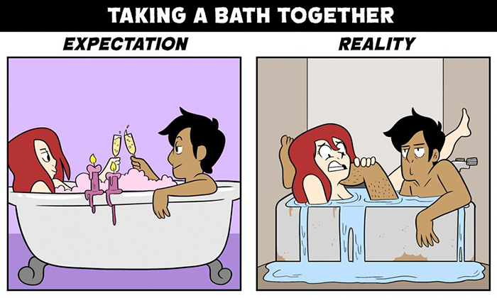 5 Funny Relationship Moments When Expectations Face Reality