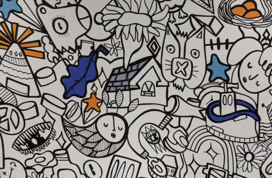 I Draw Everything That Comes Into My Head And Don’t Stop Until The Wall Is Full! I Draw Everything That Comes Into My Head And Don’t Stop Until The Wall Is Full!