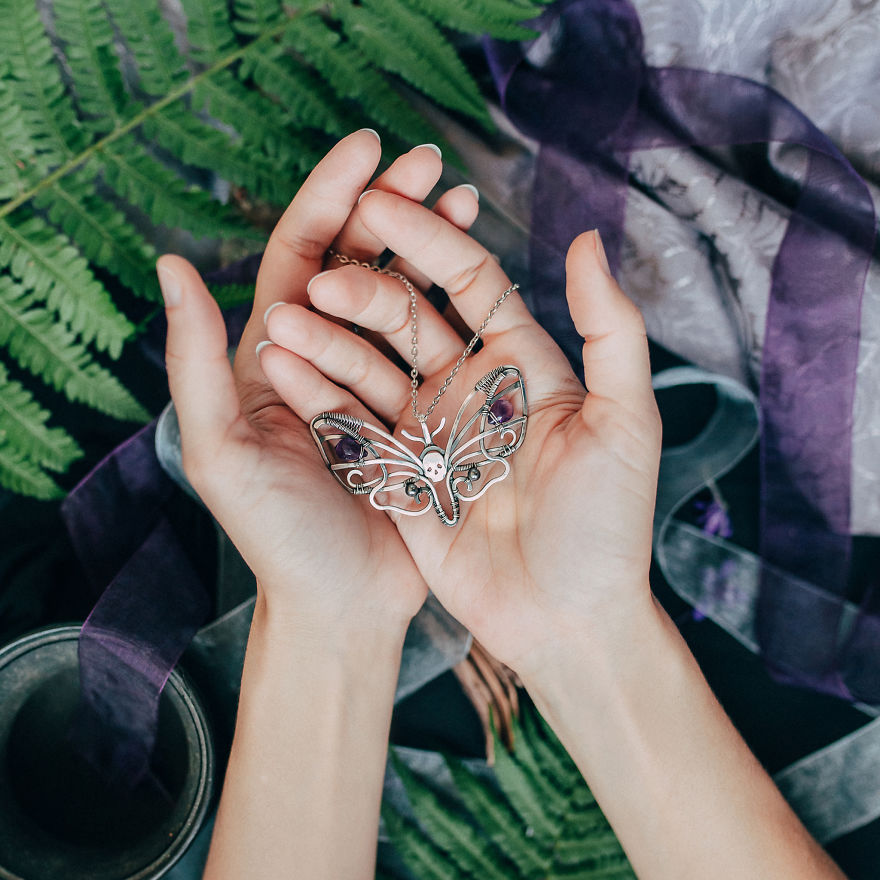I Create Unique Handmade Jewelry That Mimics The Shape Of True Butterflies