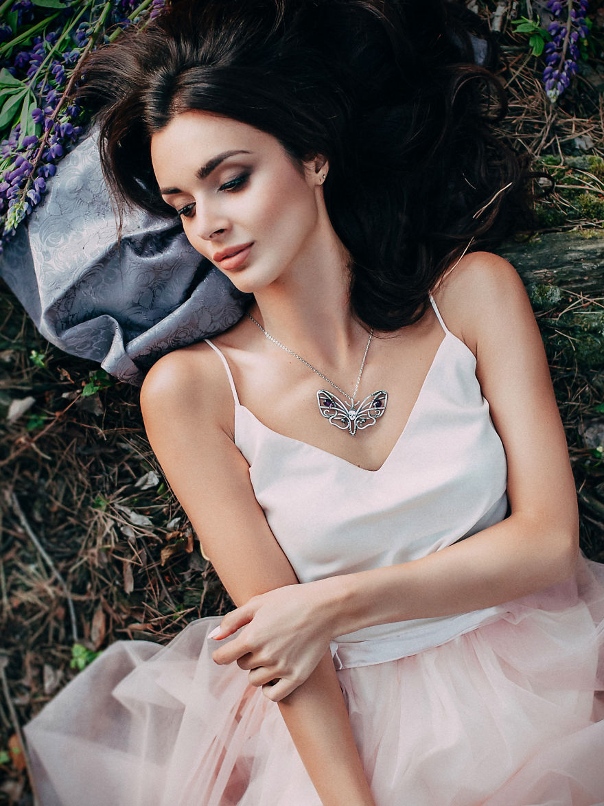 I Create Unique Handmade Jewelry That Mimics The Shape Of True Butterflies