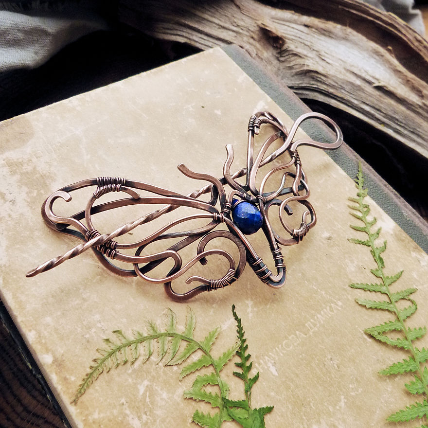 I Create Unique Handmade Jewelry That Mimics The Shape Of True Butterflies
