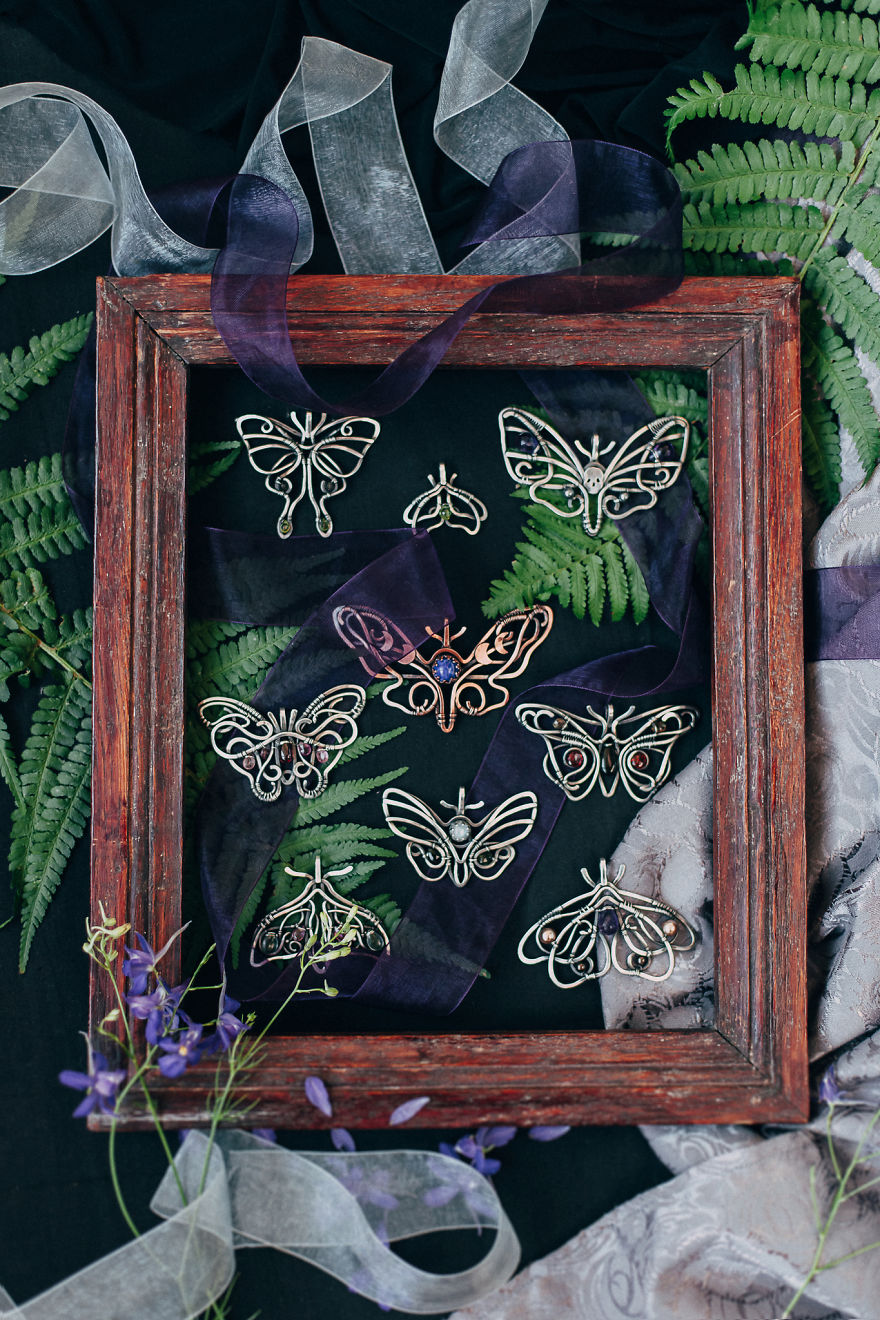I Create Unique Handmade Jewelry That Mimics The Shape Of True Butterflies