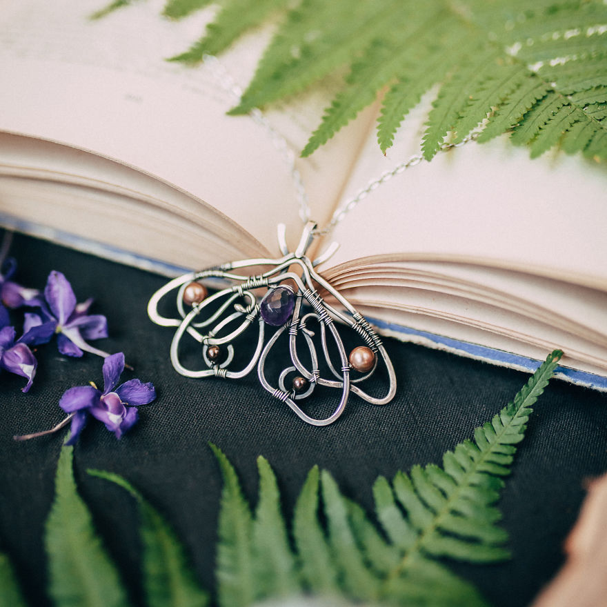 I Create Unique Handmade Jewelry That Mimics The Shape Of True Butterflies