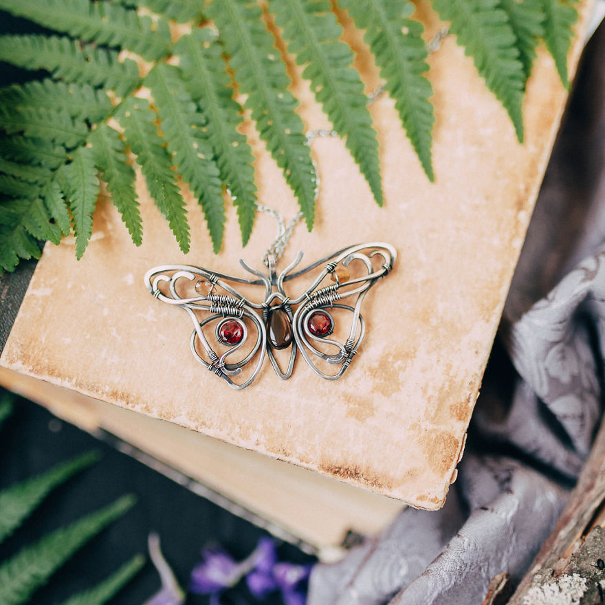 I Create Unique Handmade Jewelry That Mimics The Shape Of True Butterflies