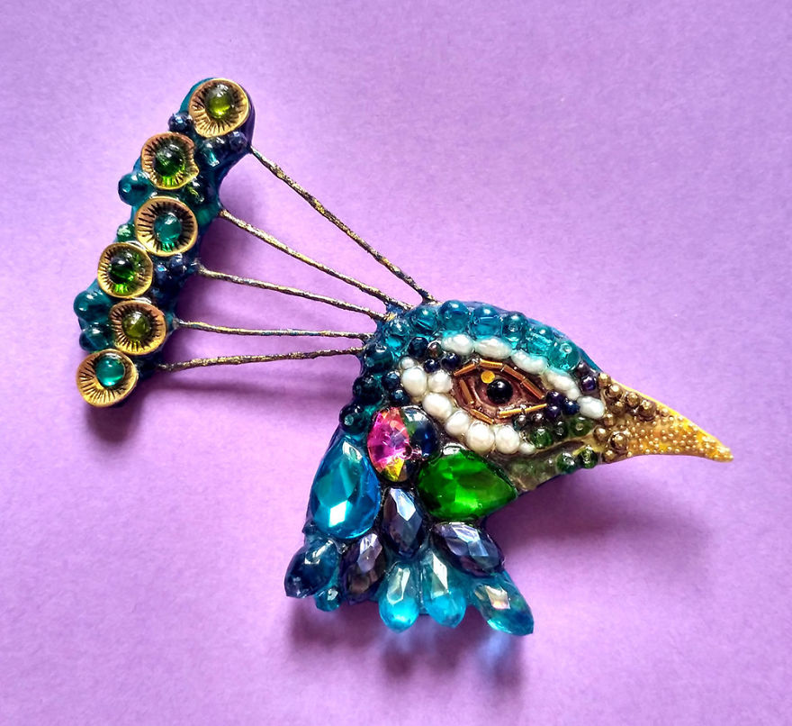 The Sunshine Of A Talent: Textured Brooches By Ekaterina Panfilova The Sunshine Of A Talent: Textured Brooches By Ekaterina Panfilova