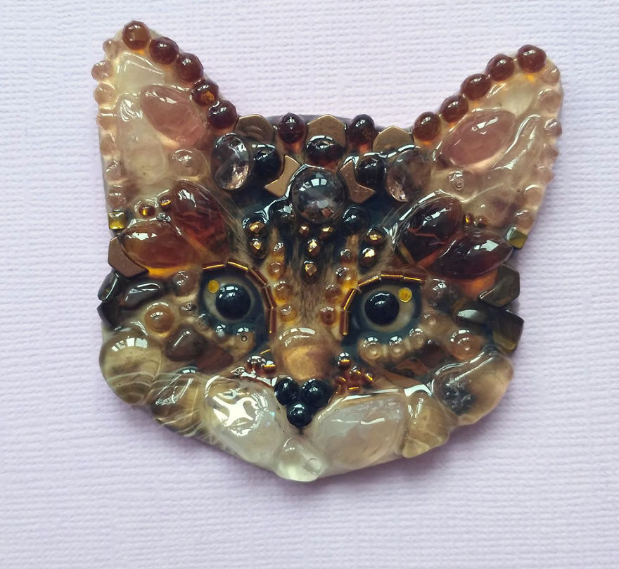 The Sunshine Of A Talent: Textured Brooches By Ekaterina Panfilova The Sunshine Of A Talent: Textured Brooches By Ekaterina Panfilova