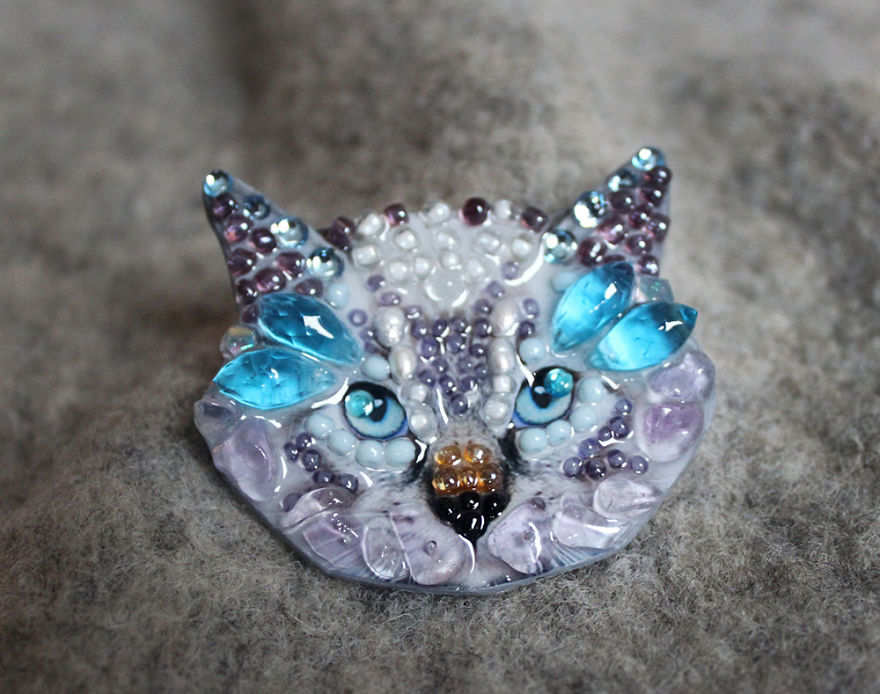 The Sunshine Of A Talent: Textured Brooches By Ekaterina Panfilova The Sunshine Of A Talent: Textured Brooches By Ekaterina Panfilova