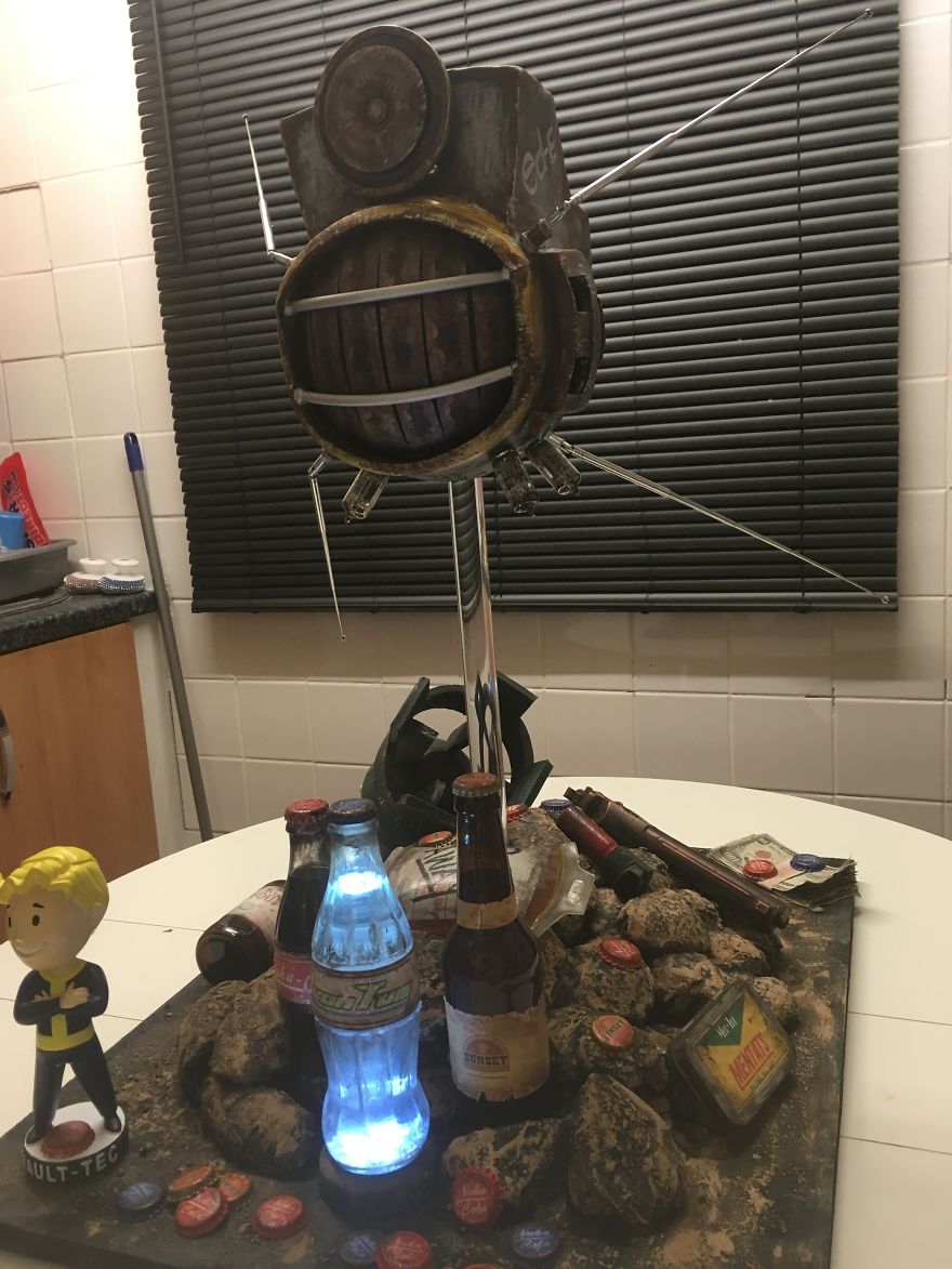 I Made A Prop Display Based On My Favorite Game “Fallout” I Made A Prop Display Based On My Favorite Game “Fallout”