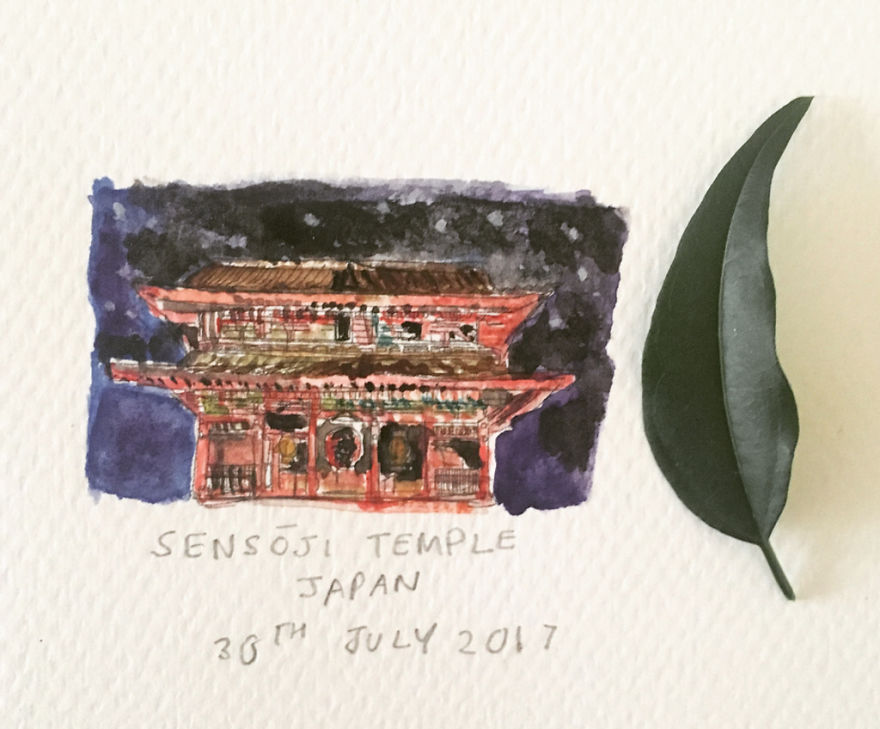 I Paint Miniature Watercolor Art For My 100-Day Drawing Challenge! I Paint Miniature Watercolor Art For My 100-Day Drawing Challenge!