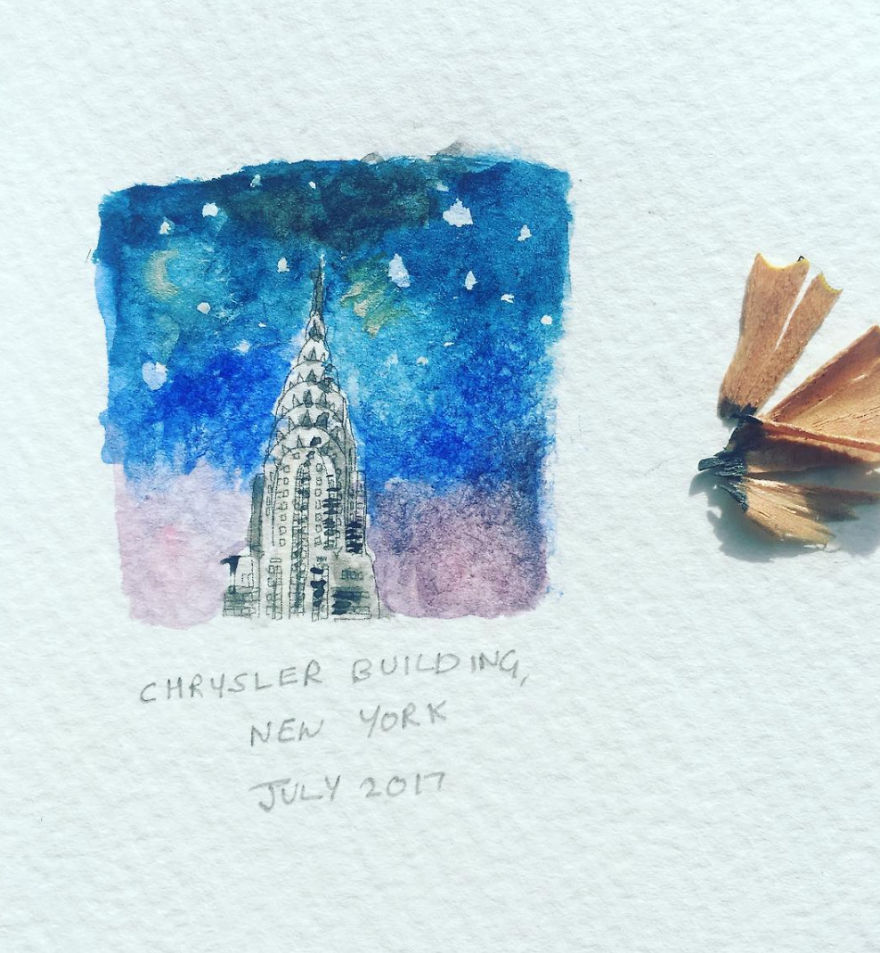I Paint Miniature Watercolor Art For My 100-Day Drawing Challenge! I Paint Miniature Watercolor Art For My 100-Day Drawing Challenge!