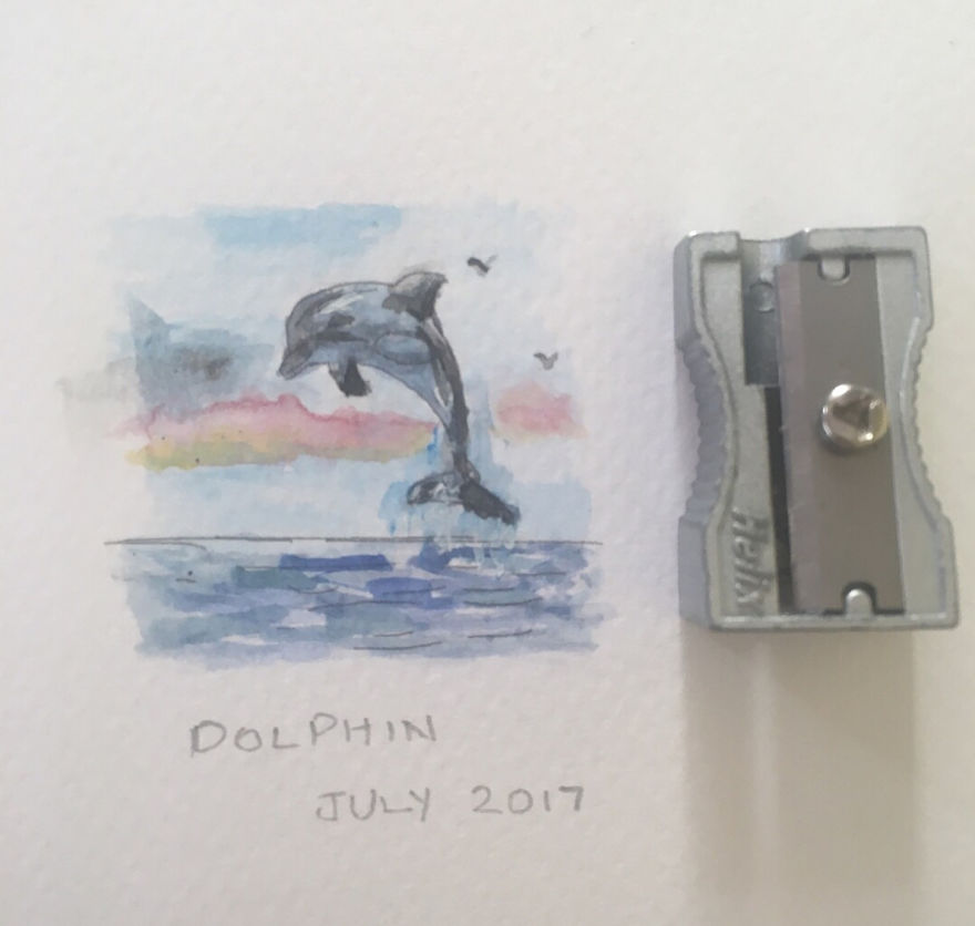 I Paint Miniature Watercolor Art For My 100-Day Drawing Challenge! I Paint Miniature Watercolor Art For My 100-Day Drawing Challenge!