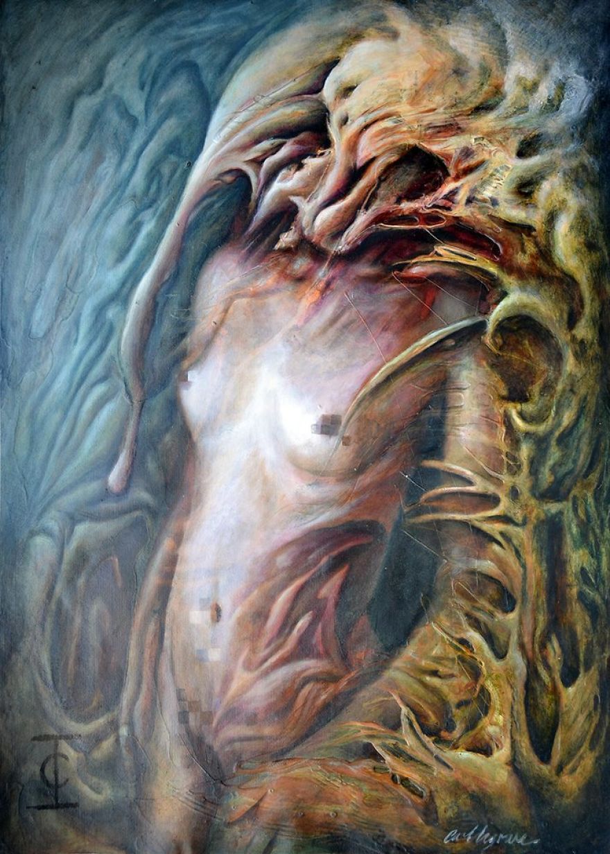 I Create Marbled Madness Using Oil Paint I Create Marbled Madness Using Oil Paint