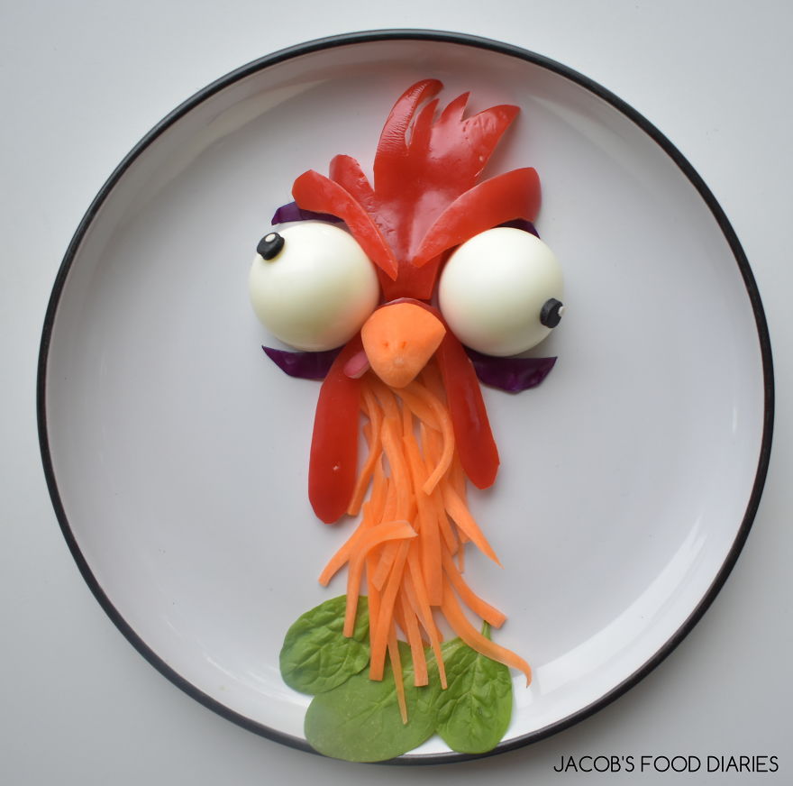 I Turn My Son’s Healthy Organic Meals Into His Favourite Cartoon Characters (Part 5)