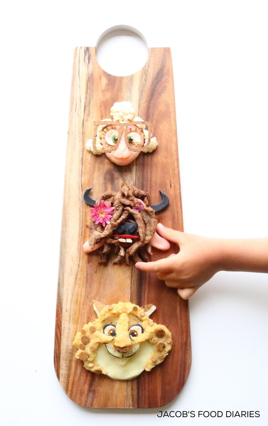 I Turn My Son’s Healthy Organic Meals Into His Favourite Cartoon Characters (Part 5)