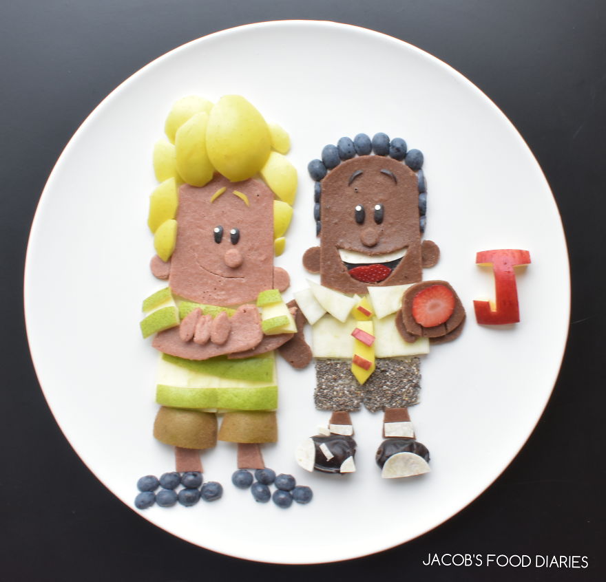 I Turn My Son’s Healthy Organic Meals Into His Favourite Cartoon Characters (Part 5)