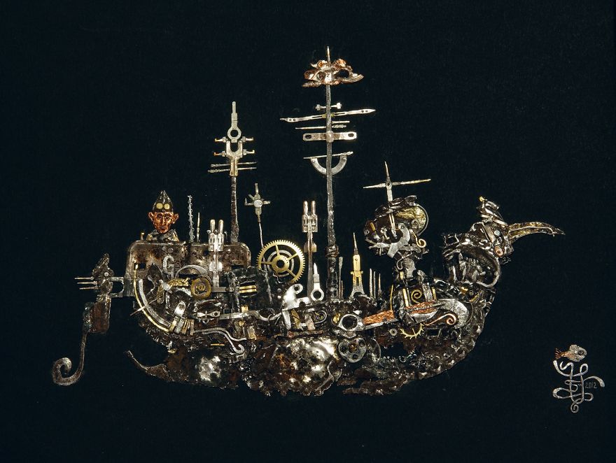 I Create Steampunk Art From Useless Objects I Create Steampunk Art From Useless Objects