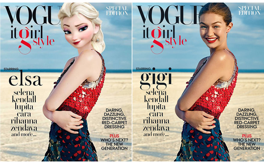 Disney Characters On The Covers Of Fashion Magazines Disney Characters On The Covers Of Fashion Magazines