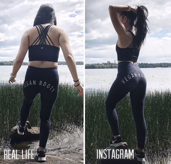 Health Blogger Reveals The Reality Behind Instagram Pics Health Blogger Reveals The Reality Behind Instagram Pics