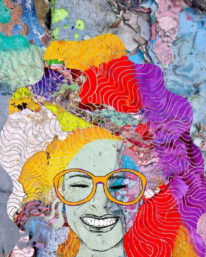 I Use Photos Of Berlin Wall Splinters As Background For My Drawings I Use Photos Of Berlin Wall Splinters As Background For My Drawings