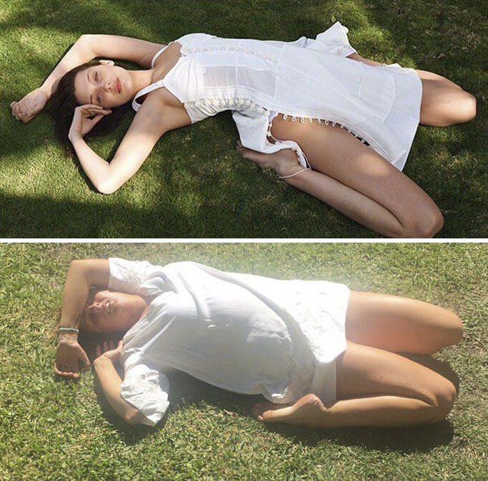 Woman Continues To Hilariously Recreate Celebrity Instagram Photos (76 Pics)