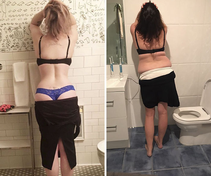 Woman Continues To Hilariously Recreate Celebrity Instagram Photos (76 Pics)