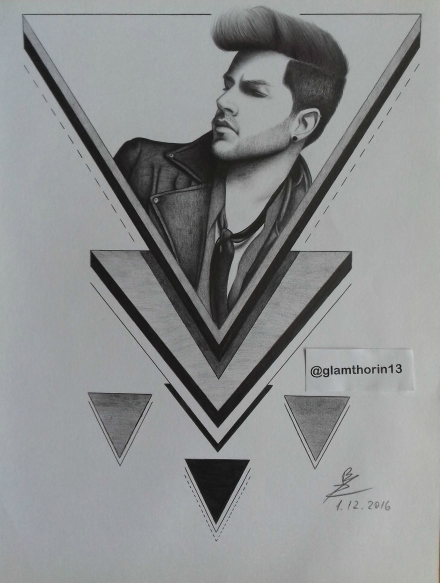 Some Of My Portraits That I Drew Using Pencils