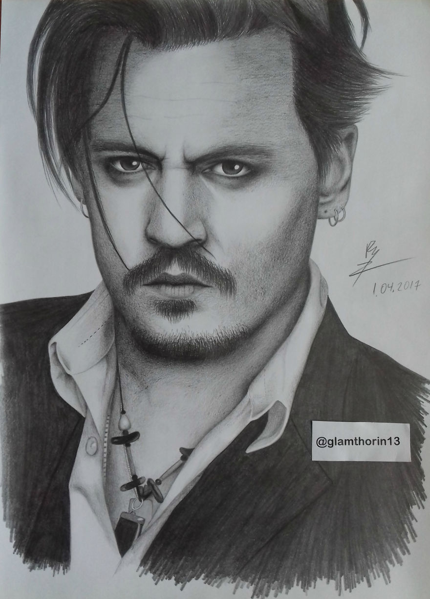 Some Of My Portraits That I Drew Using Pencils