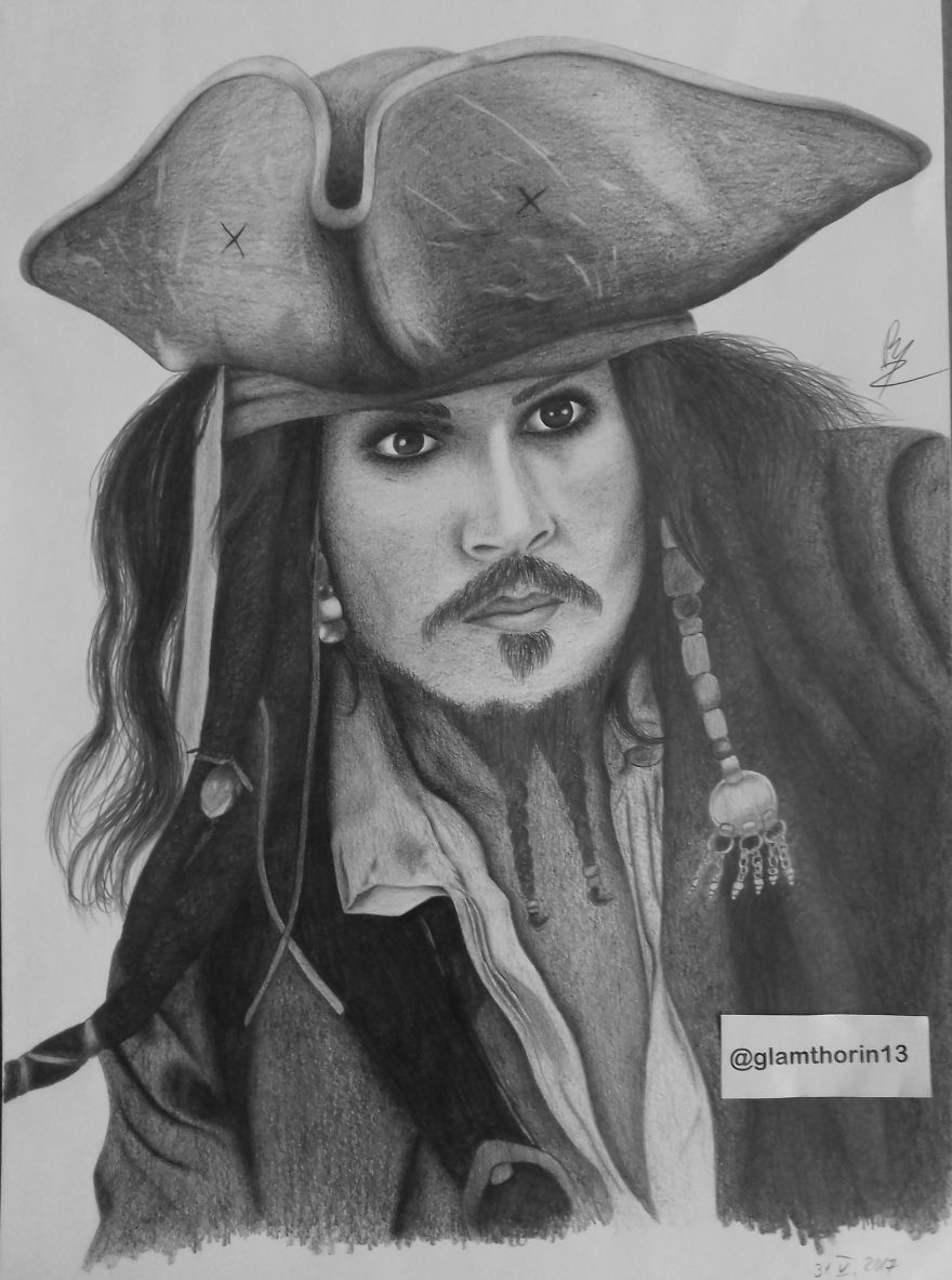 Some Of My Portraits That I Drew Using Pencils