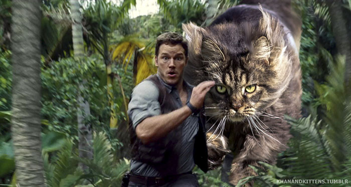 Someone Replaced Jurassic Park Dinosaurs With Cats, And It’s Hilarious Someone Replaced Jurassic Park Dinosaurs With Cats, And It’s Hilarious