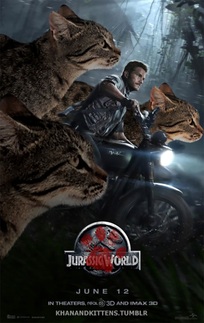 Someone Replaced Jurassic Park Dinosaurs With Cats, And It’s Hilarious Someone Replaced Jurassic Park Dinosaurs With Cats, And It’s Hilarious