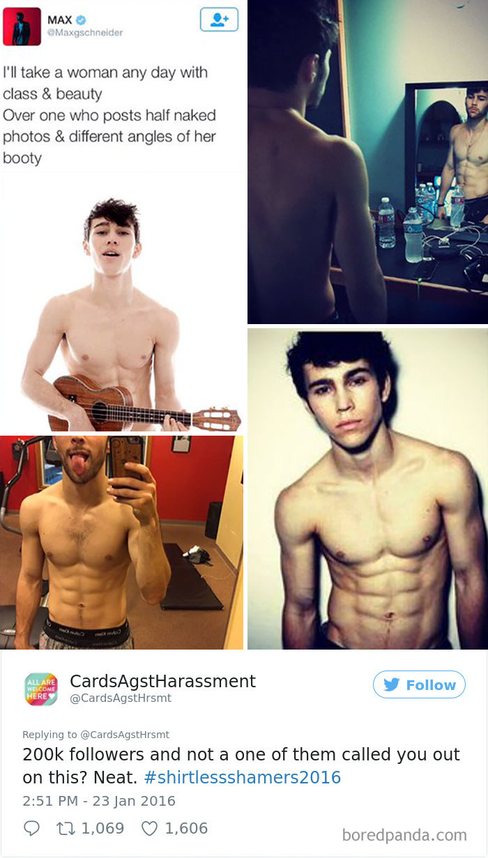 Woman Gets Sick Of Hypocritical Shirtless Men On Social Media, Starts Exposing Them One By One