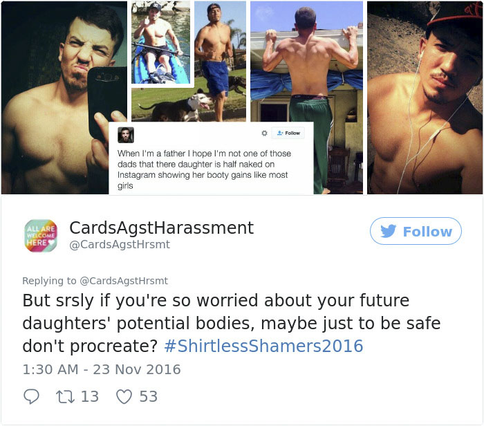 Woman Gets Sick Of Hypocritical Shirtless Men On Social Media, Starts Exposing Them One By One