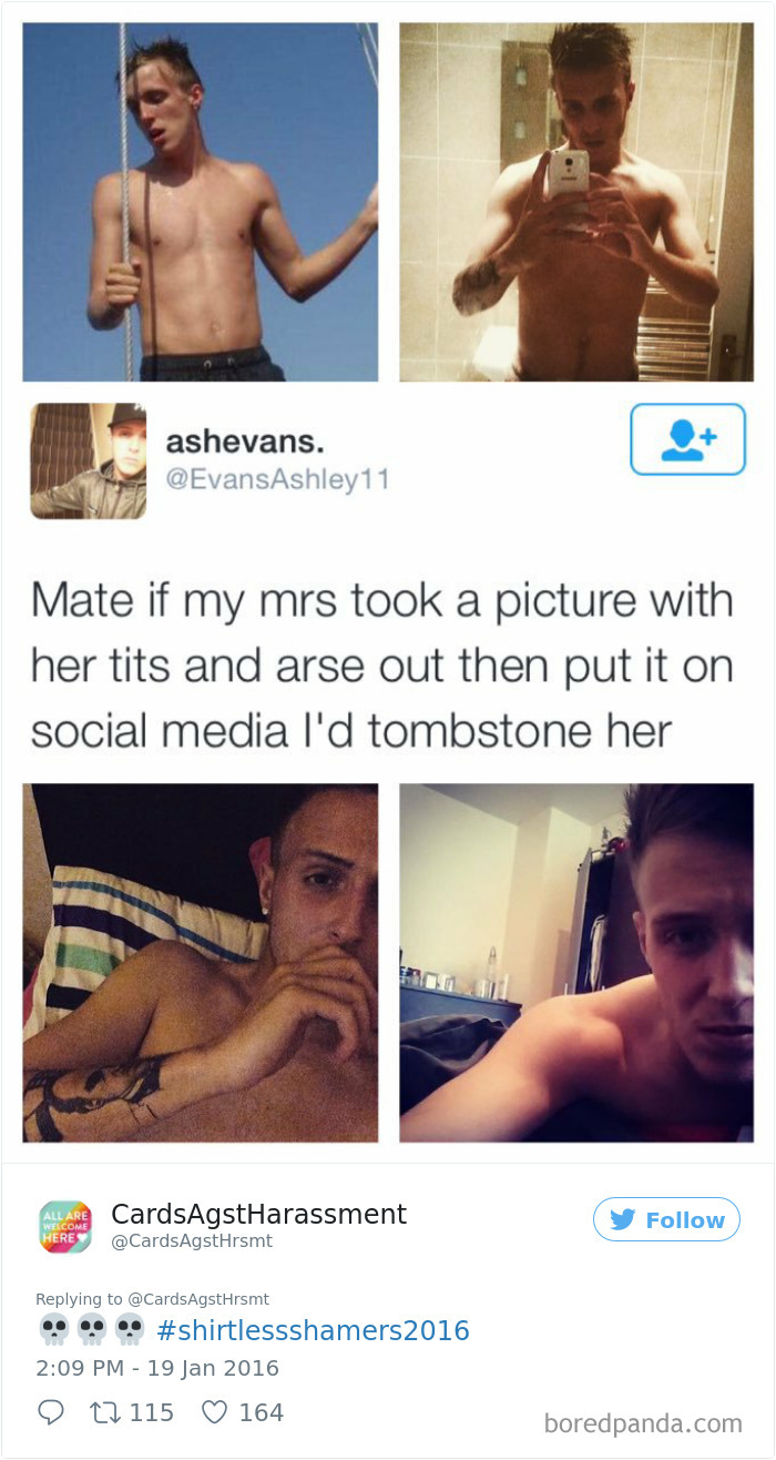 Woman Gets Sick Of Hypocritical Shirtless Men On Social Media, Starts Exposing Them One By One