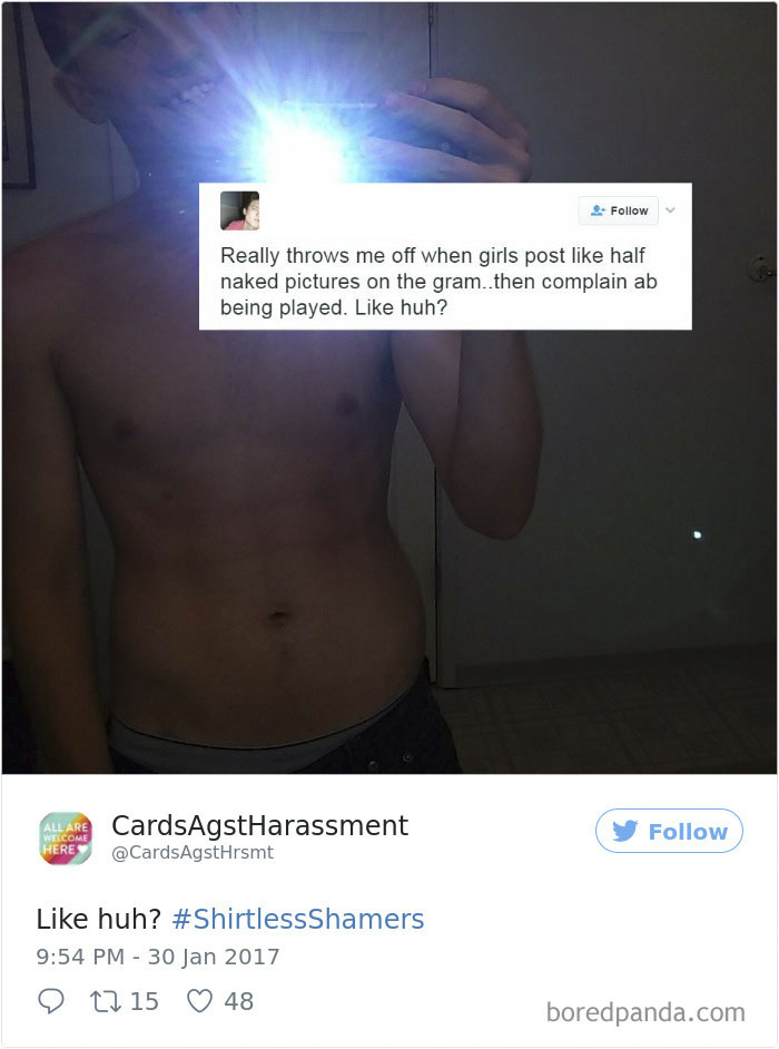 Woman Gets Sick Of Hypocritical Shirtless Men On Social Media, Starts Exposing Them One By One