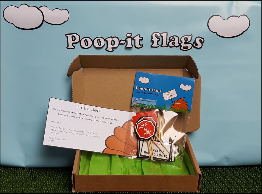 I Made These Signs For Sticking In Dog Poop I Made These Signs For Sticking In Dog Poop