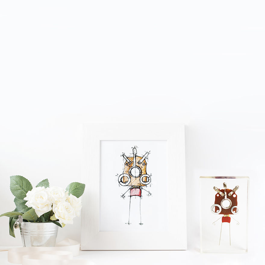 I Turned Electronic Waste Into Tiny And Biggie Robots (Part 3) I Turned Electronic Waste Into Tiny And Biggie Robots (Part 3)