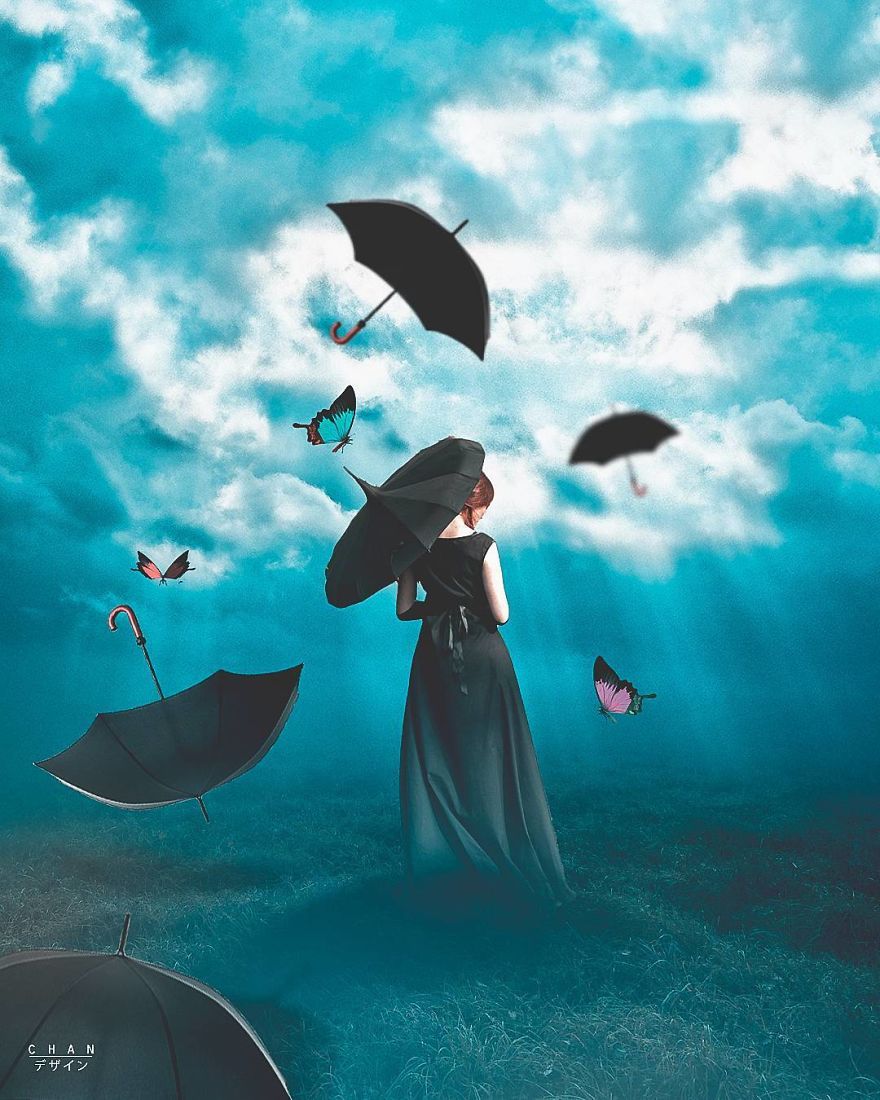 I’m A 16-Year-Old Artist Creating Blue Digital Artworks That Will Relax You I’m A 16-Year-Old Artist Creating Blue Digital Artworks That Will Relax You