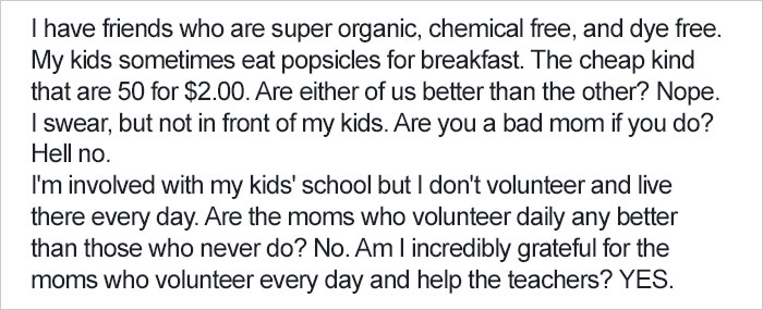 Woman Gets Fed Up With Mom-Shaming, Decides To Shut It Down With A Powerful Message Woman Gets Fed Up With Mom-Shaming, Decides To Shut It Down With A Powerful Message