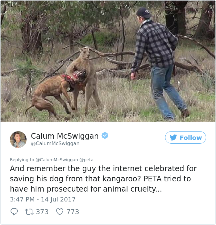 Guy Brutally Roasts PETA On Twitter, And People Are Finally Realizing The Truth Guy Brutally Roasts PETA On Twitter, And People Are Finally Realizing The Truth