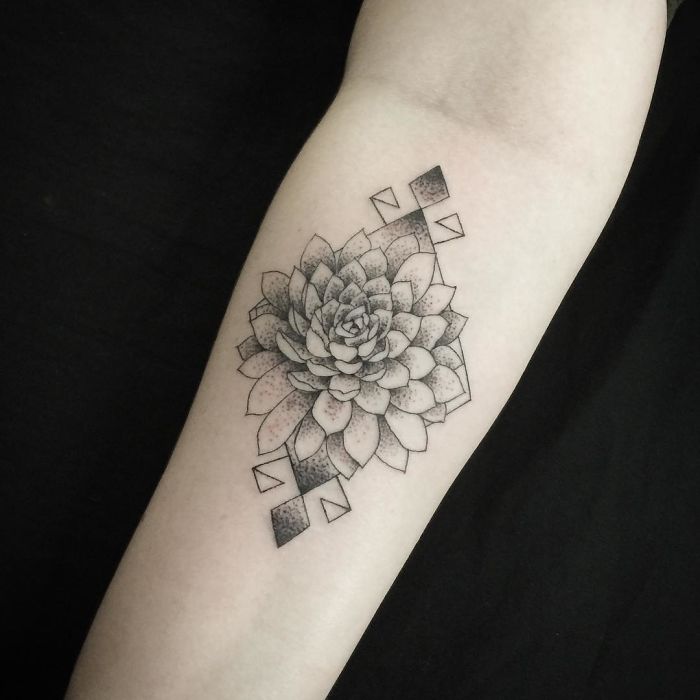 139 Awesome Succulent Tattoo Ideas For People Who Are Crazy About Succulents
