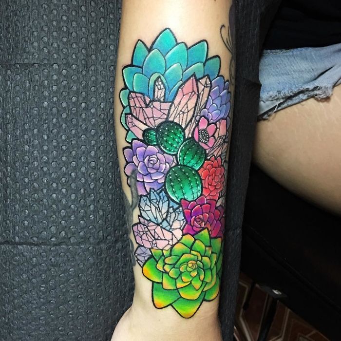 139 Awesome Succulent Tattoo Ideas For People Who Are Crazy About Succulents