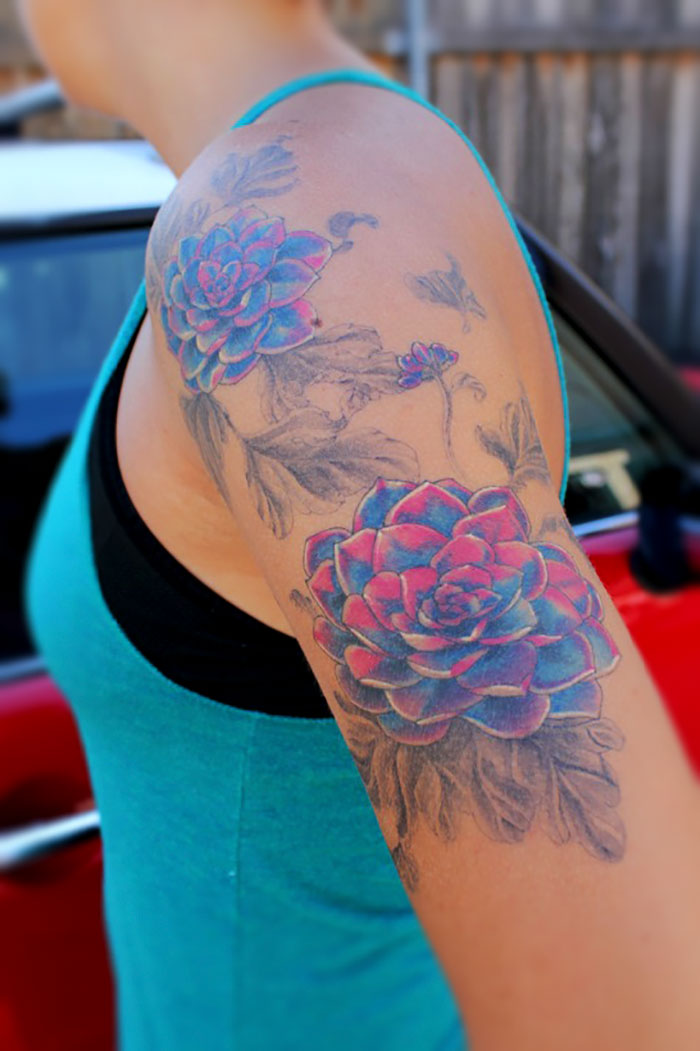 139 Awesome Succulent Tattoo Ideas For People Who Are Crazy About Succulents