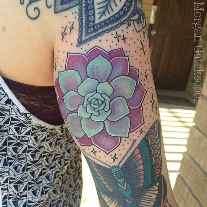 139 Awesome Succulent Tattoo Ideas For People Who Are Crazy About Succulents