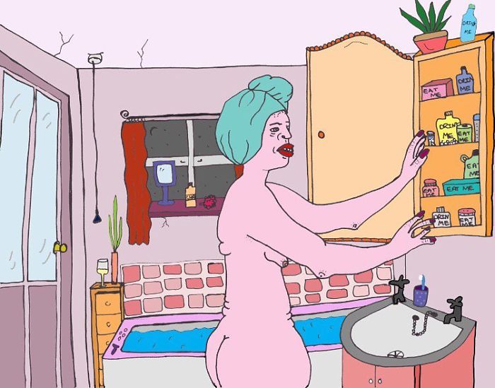 Artist Reflects A Personal Irritation And Bitterness In Her Drawings (NSFW)